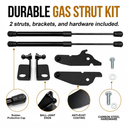 Hood Struts for 2024–2026 Toyota Tacoma & 2025–2026 4Runner