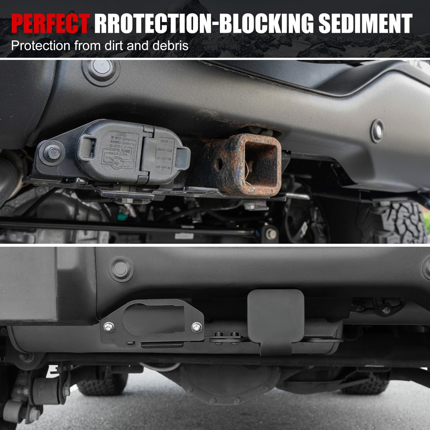 Mabett 2" Tow Trailer Hitch Receiver for Ford Bronco 2021-2026 2/4-Door