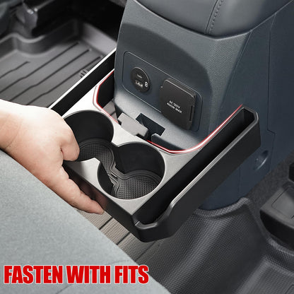 Mabett Removable Rear Dual Cup Holder for Ford Maverick Accessories 2022-2026