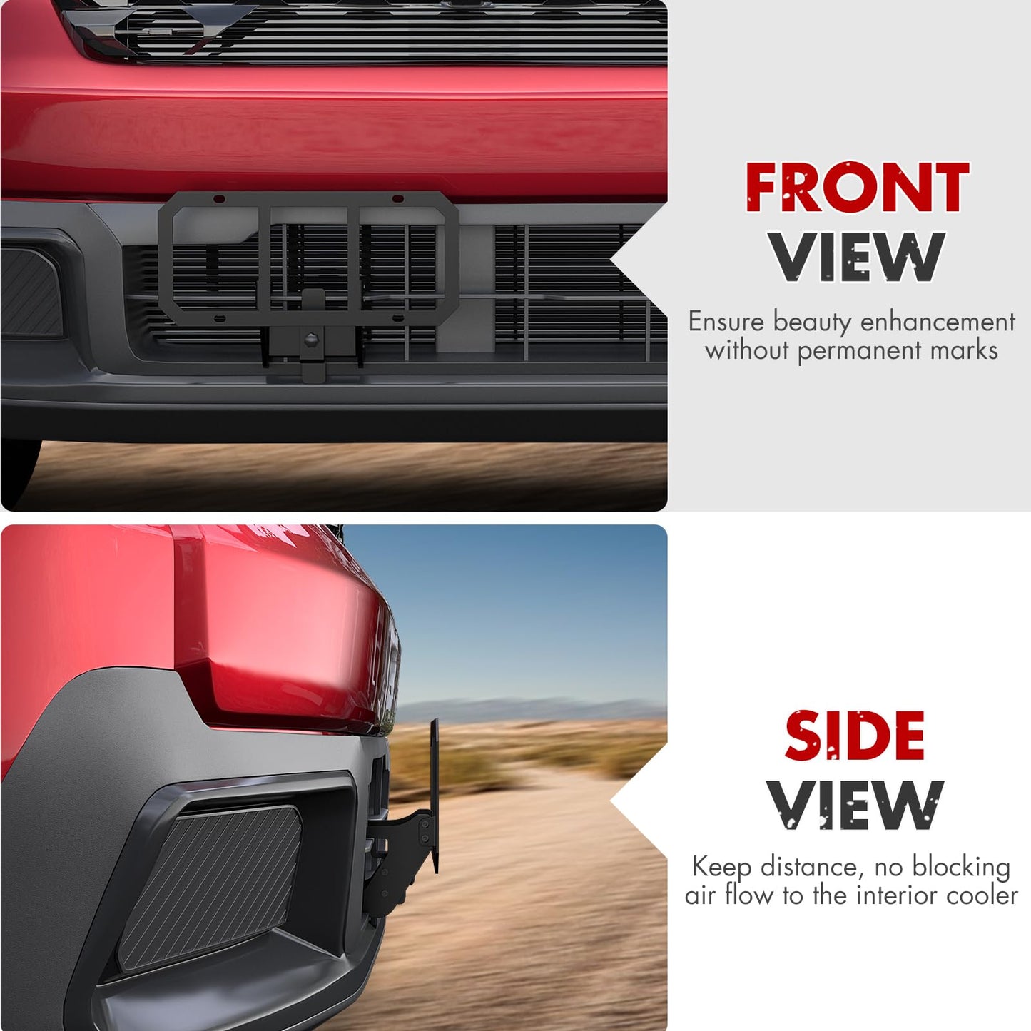 Mabett Front License Plate Frame Bracket for 2025 2026 Ford Maverick XL/XLT Accessories