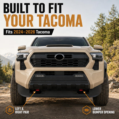 Front Tow Hooks for 2024-2026 Toyota Tacoma & 2025-2026 4Runner