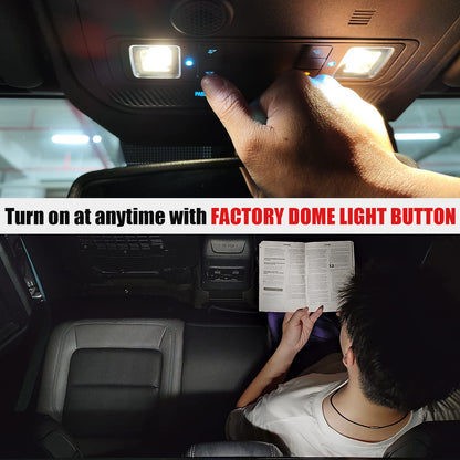 Mabett Rear Ceiling Lights Compatible with Ford Bronco 2021-2024(Not FIt 2 Door and 2025/2026)