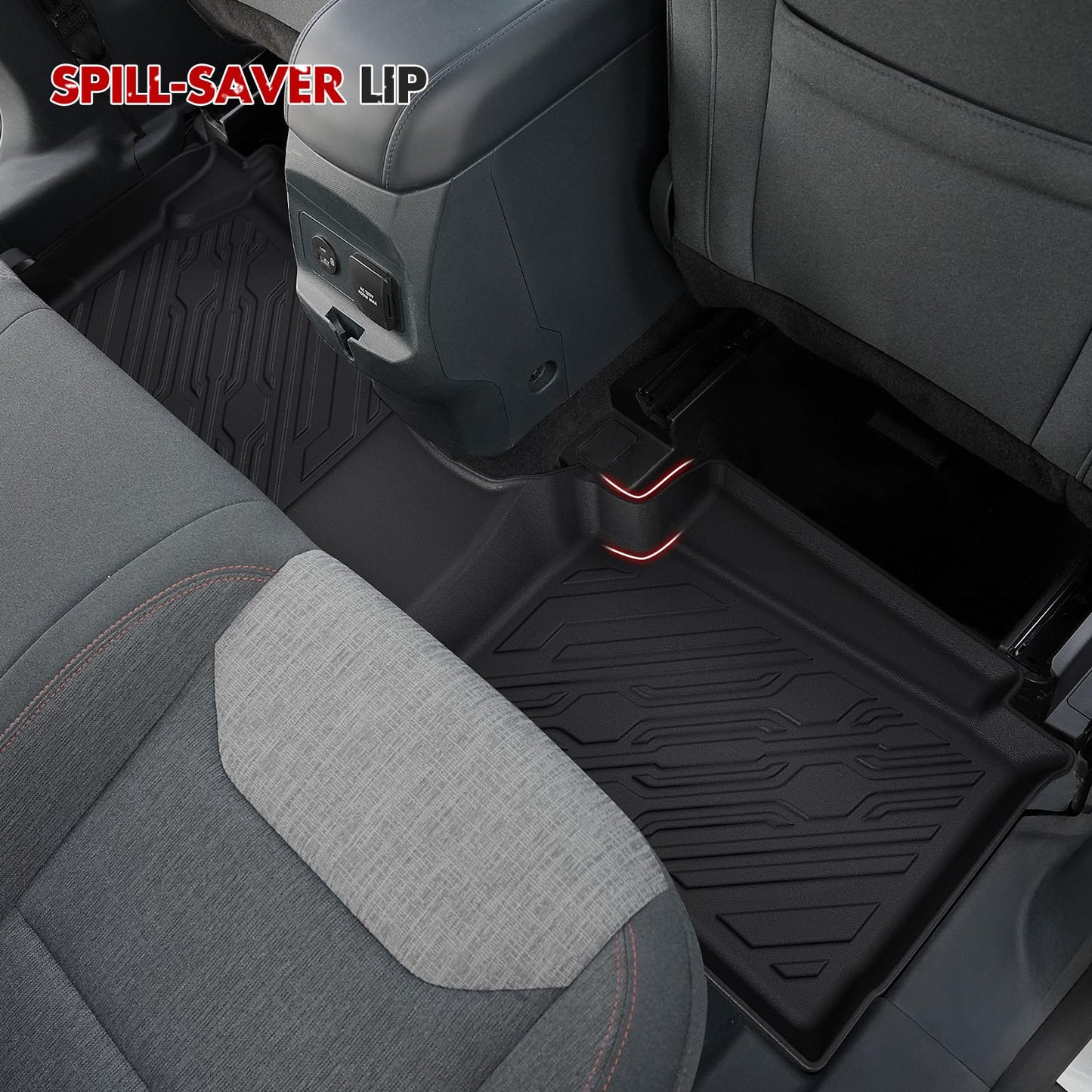 Floor Mats with Door Sill Protectors for Ford Maverick 2022-2026
