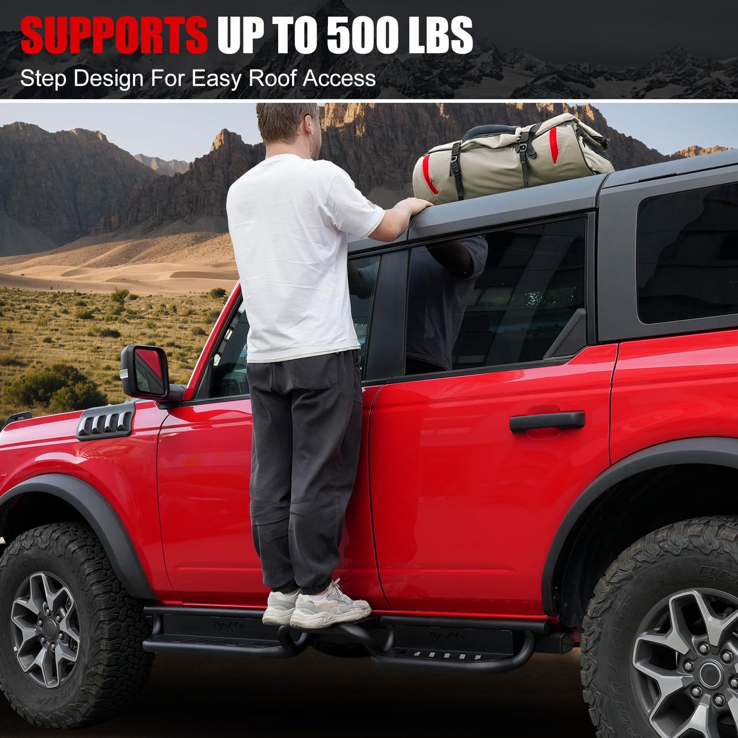 Running Boards for Ford Bronco 4-Door