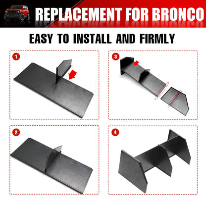 Mabett Glove Box Dividers Organizer for Ford Bronco Accessories 2021-2026 2/4-Door