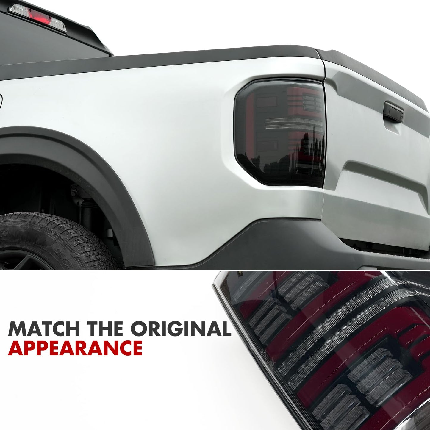 Mabett LED Tail Lights for Ford Maverick 2022-2024 XL XLT