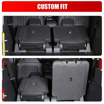 Mabett Back Seat Cover Backrest Protector for Ford Bronco Accessories 2021-2026 2-Door