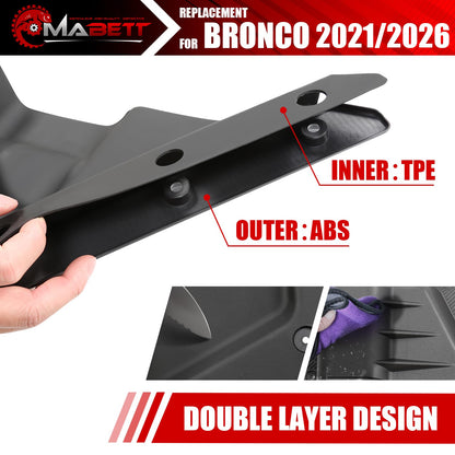 Mabett Rear Door Pocket for Ford Bronco Accessories 2021-2026