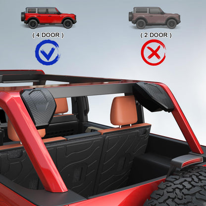 Mabett Rear Speaker Pods Compatible with Ford Bronco 2021-2026 4-Door