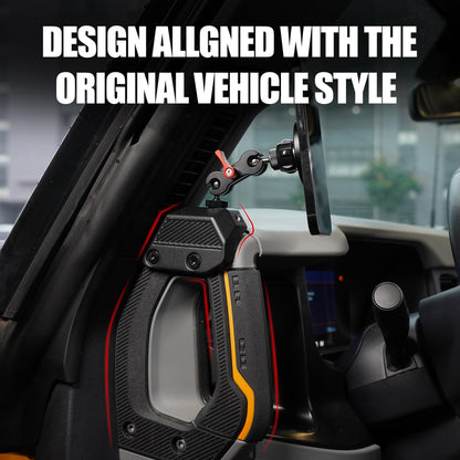 Mabett Magnetic Phone Holder for Ford Bronco 2021 2022 2023 2024 2025, Adjustable Angles 360°Phone Mount for Bronco Accessories