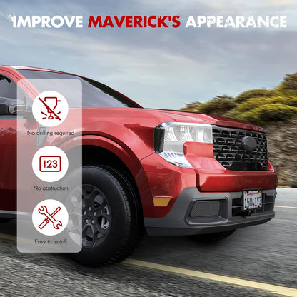 Mabett Front License Plate Frame Bracket for 2025 2026 Ford Maverick XL/XLT Accessories