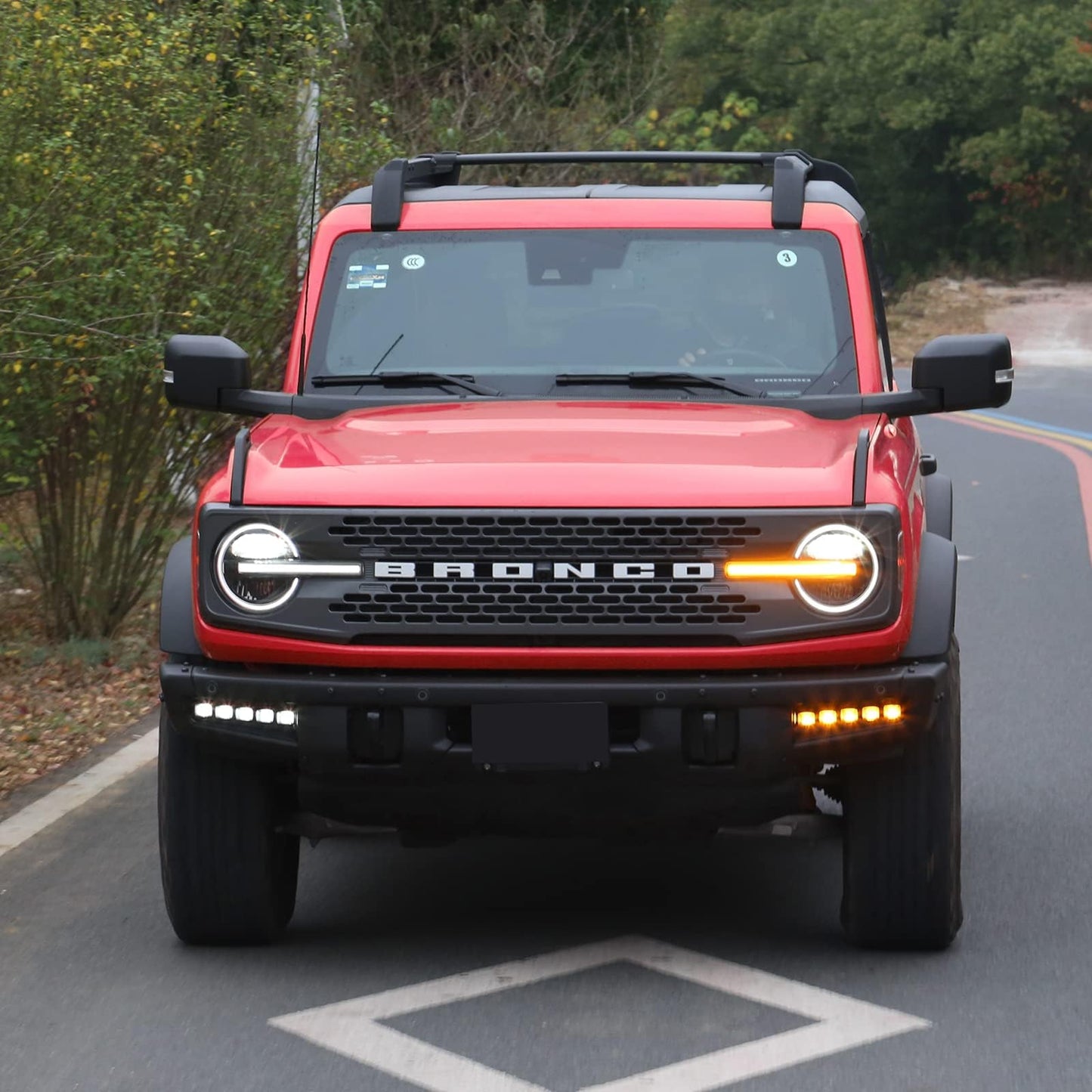 Mabett Fog Lights Assemblies Compatible with Ford Bronco 2021-2026 2/4-Door
