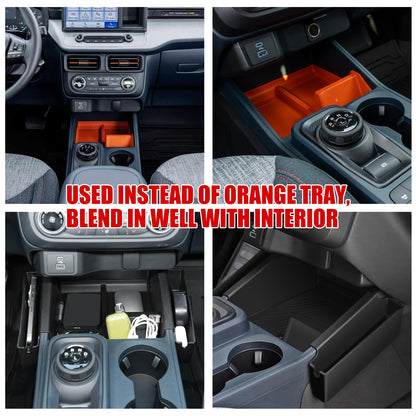 Mabett Center Console Shifter Storage Tray Compatible with Ford Maverick 2022-2025 (Not Fit 2025 Model with Wireless charge)