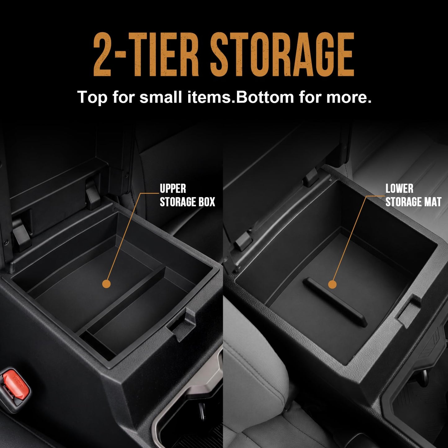 Interior Storage Organizer Set for 2024–2026 Toyota Tacoma