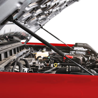 Mabett Front Bonnet Hood Lift Supports Upgraded Version for Ford Bronco Accessories 2021 2022 2023 2024 2025 2/4-Door Shock Struts Gas Springs Shocks (Carbon Steel Black)