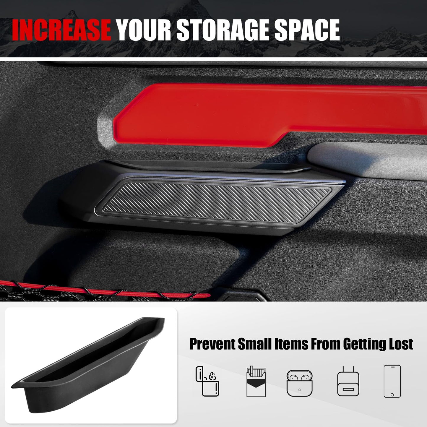 Interior Storage Organizer Set for 2025–2026 Ford Bronco 4-Door