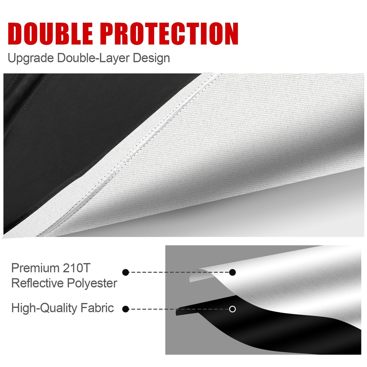 Mabett Windshield Sun Shade for Ford Maverick 2022-2026