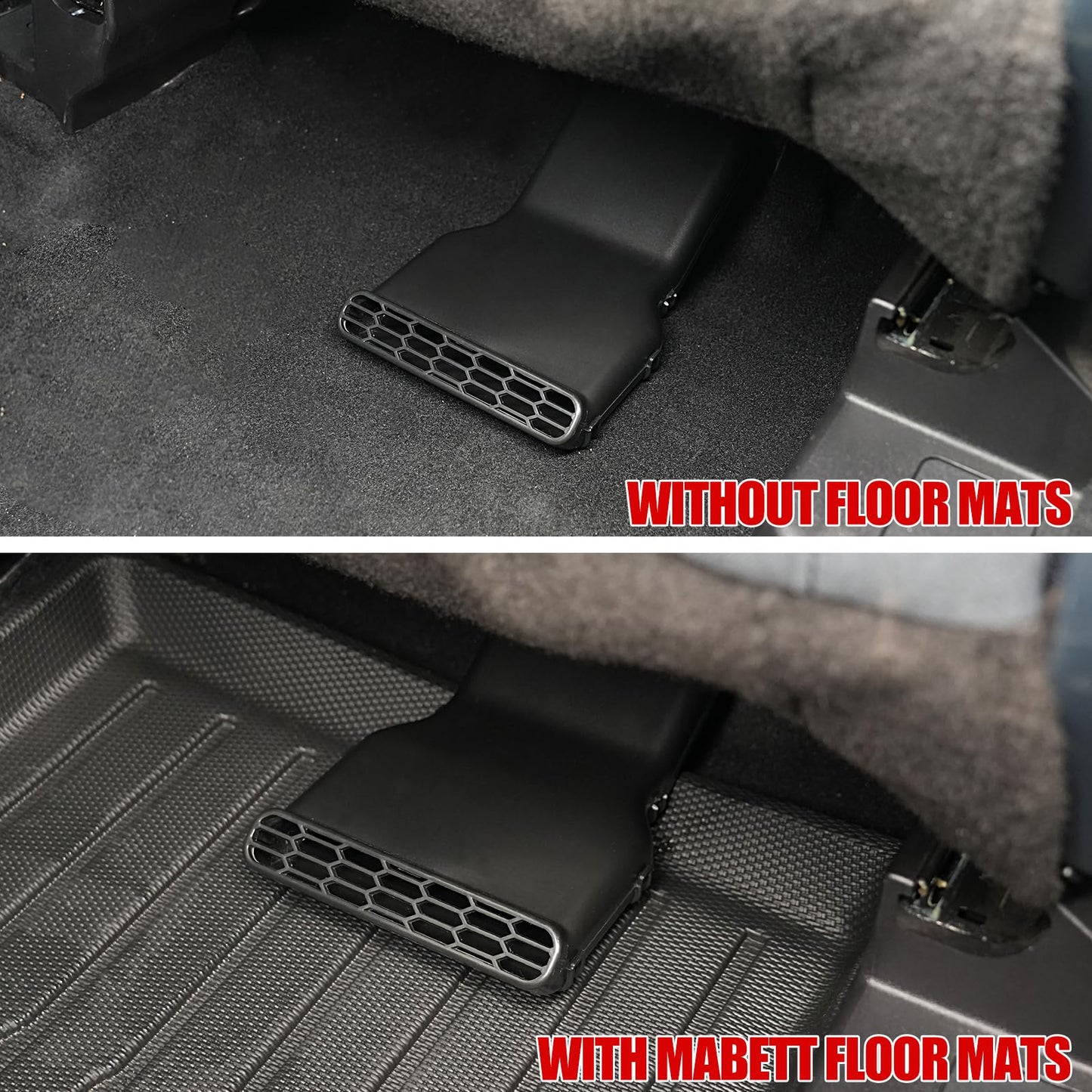 Mabett Under Seat Vent Deflectors for Ford Maverick Accessories 2022-2026 (2 PCS)