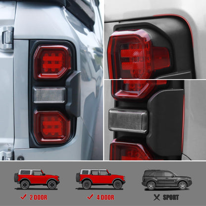 Mabett Raptor Style LED Tail Lights for Ford Bronco 2021-2026