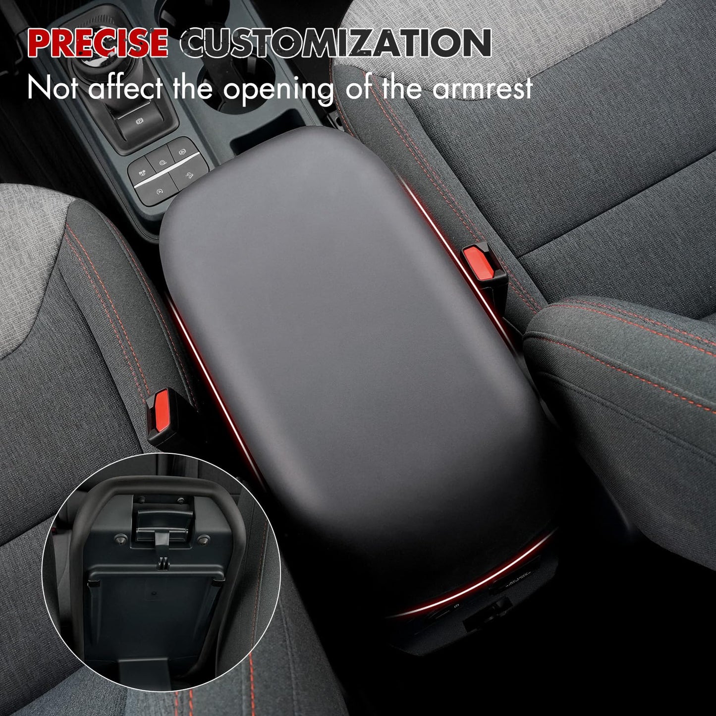 Mabett Center Console Armrest Cover for Ford Maverick Accessories 2022-2026