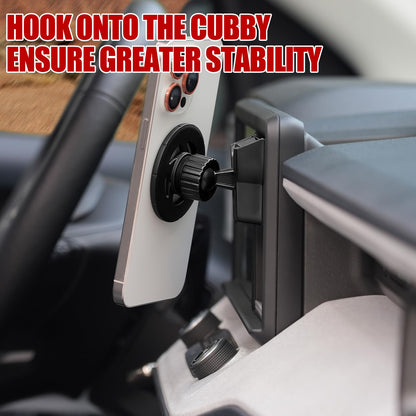 Mabett Magnetic Phone Holder Cubby Insert for Ford Maverick Accessories 2022-2024