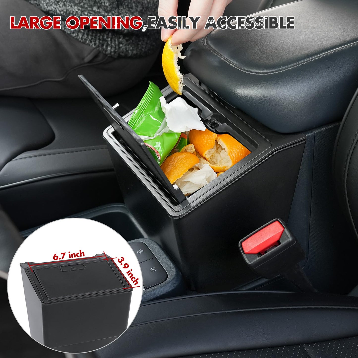 Mabett Lidded Console Storage Box for Ford Maverick Accessories 2022-2026