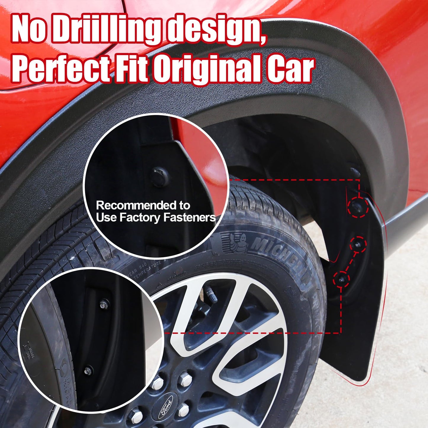 Mabett Mud Flaps for Ford Maverick 2022-2026 Accessories