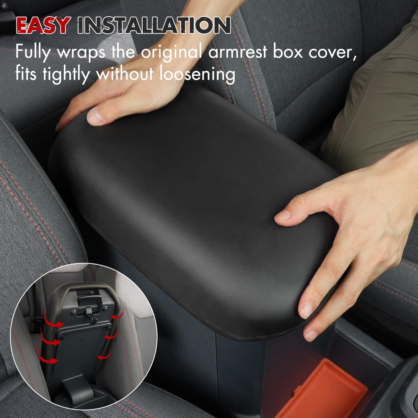 Mabett Center Console Armrest Cover for Ford Maverick Accessories 2022-2026