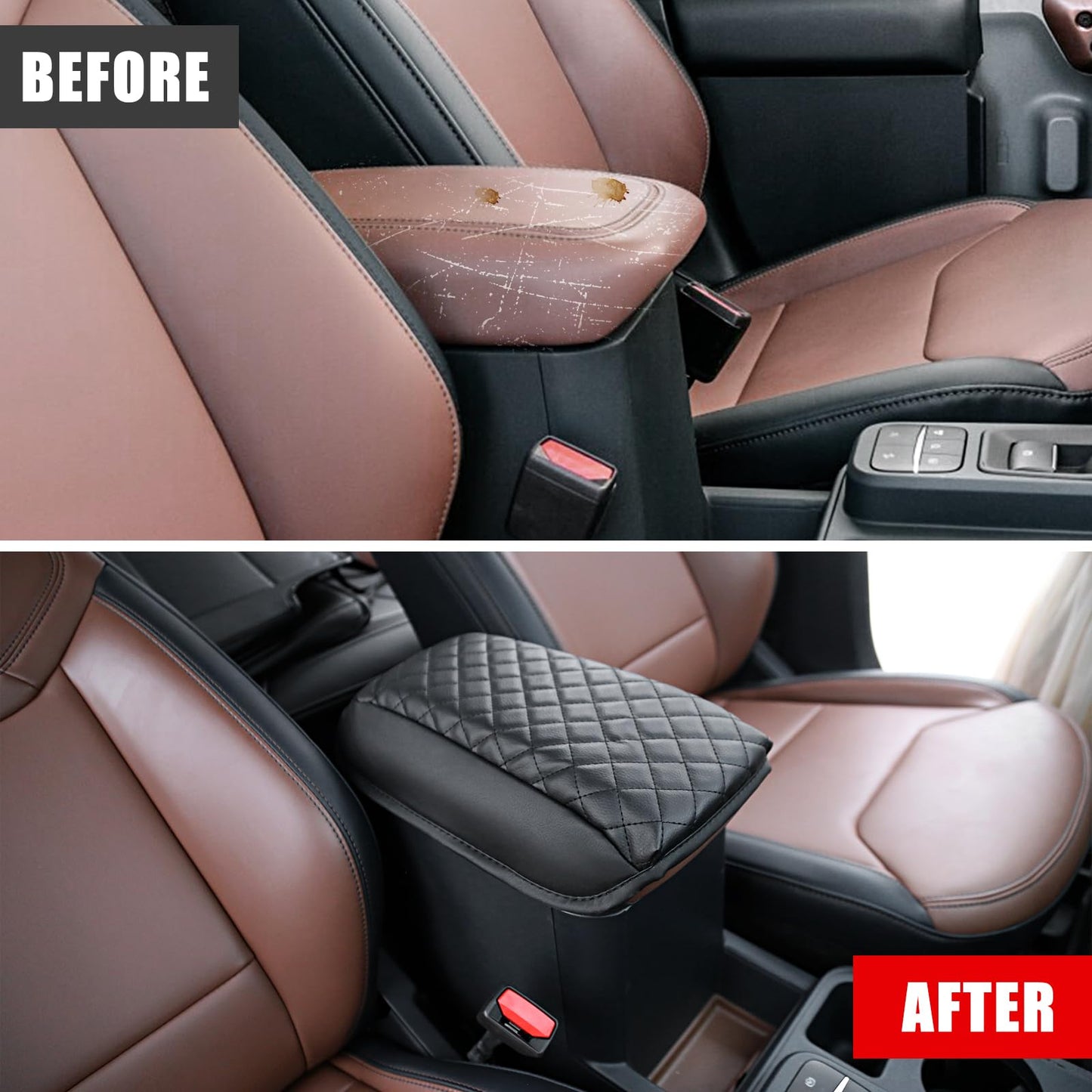 Mabett Center Console Armrest Cover for Ford Maverick, Console Protector fit Maverick Accessories 2022-2026