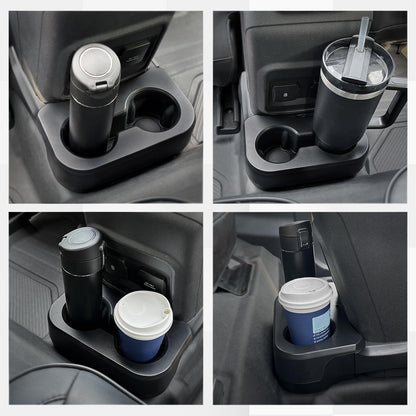 Mabett Upgrade Removable Rear Dual Cup Holder for Ford Bronco 2021 -2024 2/4 Door (Not for 2025)