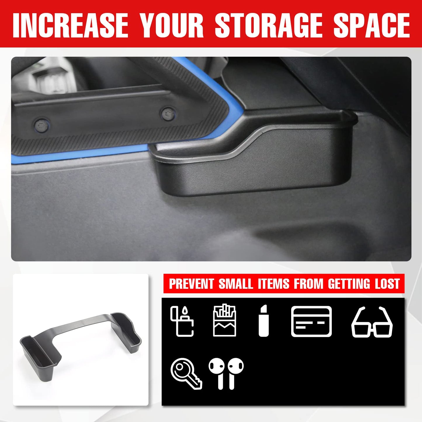 Mabett Center Console Shifter Storage Box Compatible with Ford Bronco 2021-2026