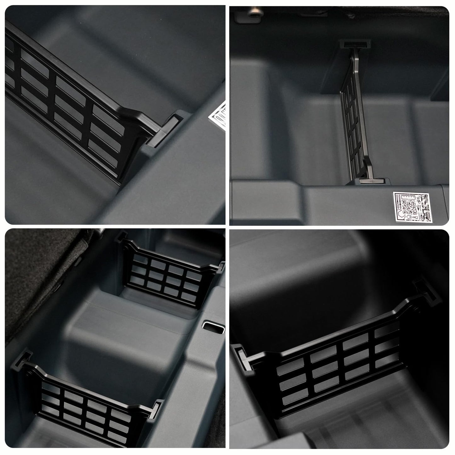 Mabett Rear Under Seat Dividers for Ford Maverick Accessories 2022-2026