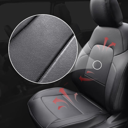 Mabett Seat Cover Protector with Rear Cup Holder for Ford Bronco 2021-2026