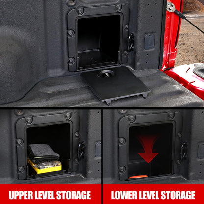 Mabett Bed Cargo Partition Storage Bin with Code Lock Compatible with Ford Maverick XL 2022-2026