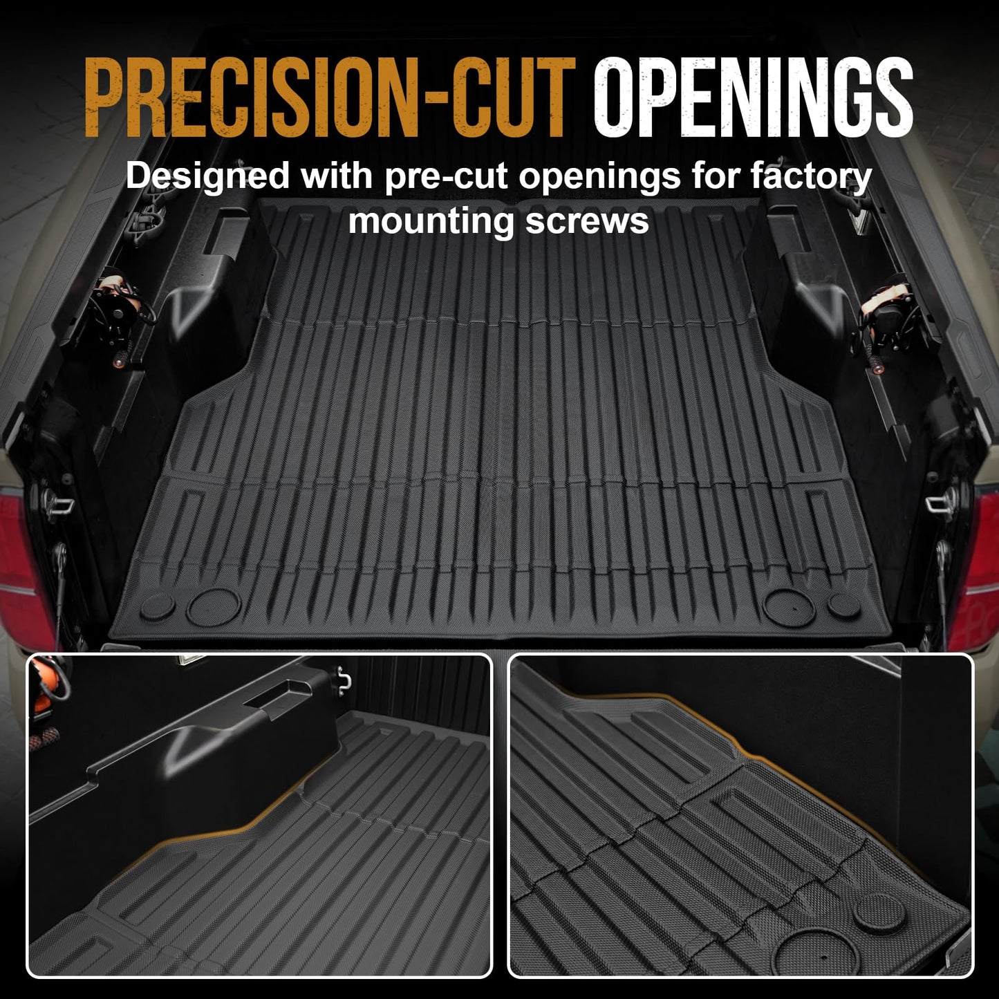 Bed Mat + Tailgate Mat for Toyota Tacoma 2024–2026