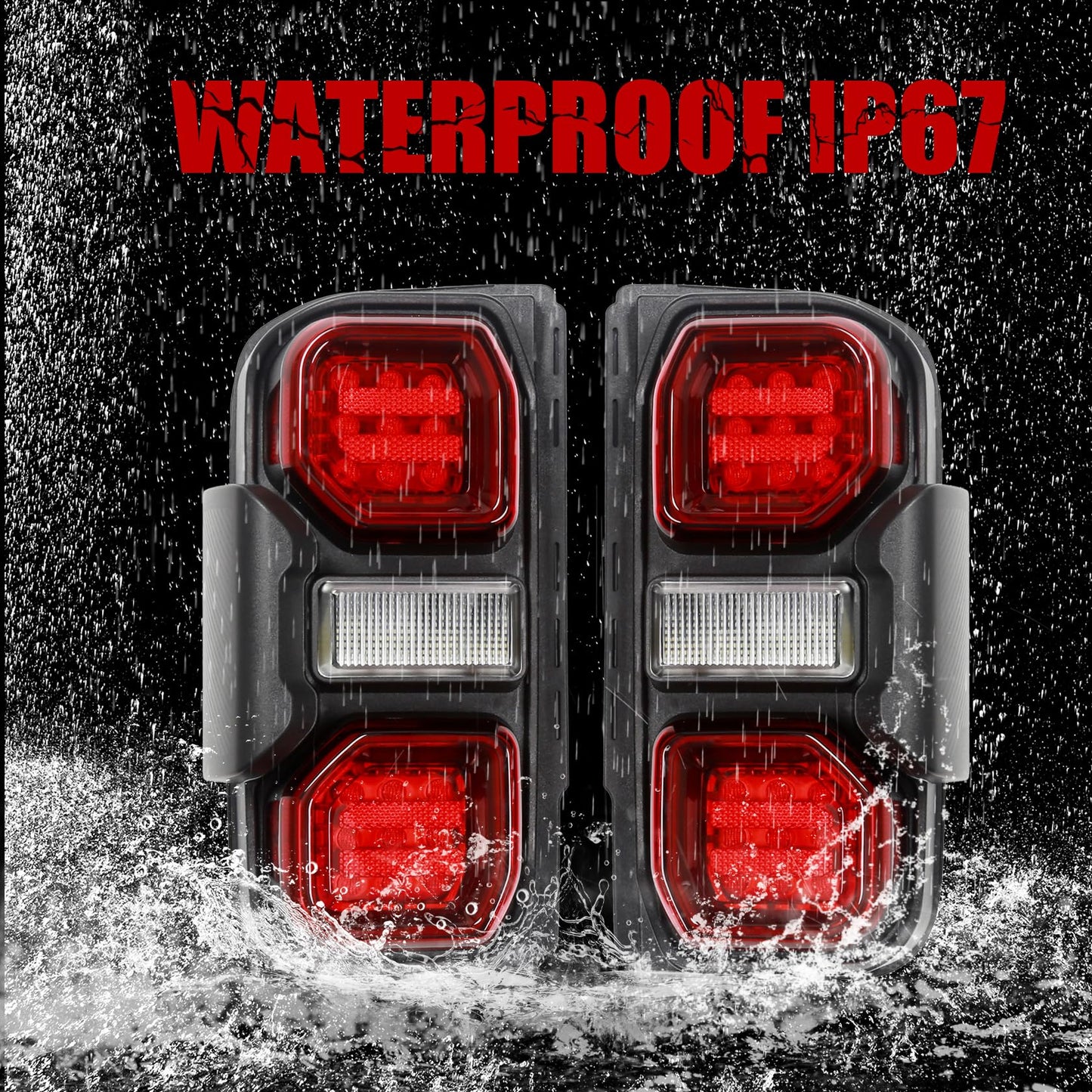 Mabett Raptor Style LED Tail Lights for Ford Bronco 2021-2026