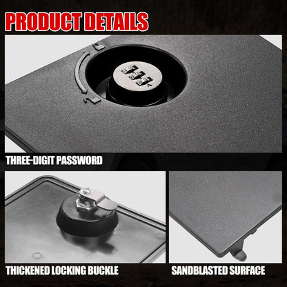 Mabett Bed Storage Bin Cover with Code Lock Compatible with Ford Maverick Accessories 2022-2026
