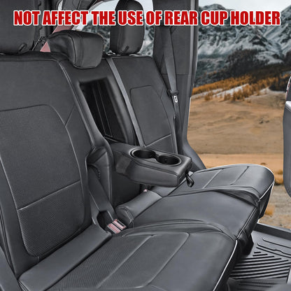 Mabett Seat Cover Protector with Rear Cup Holder for Ford Bronco 2021-2026