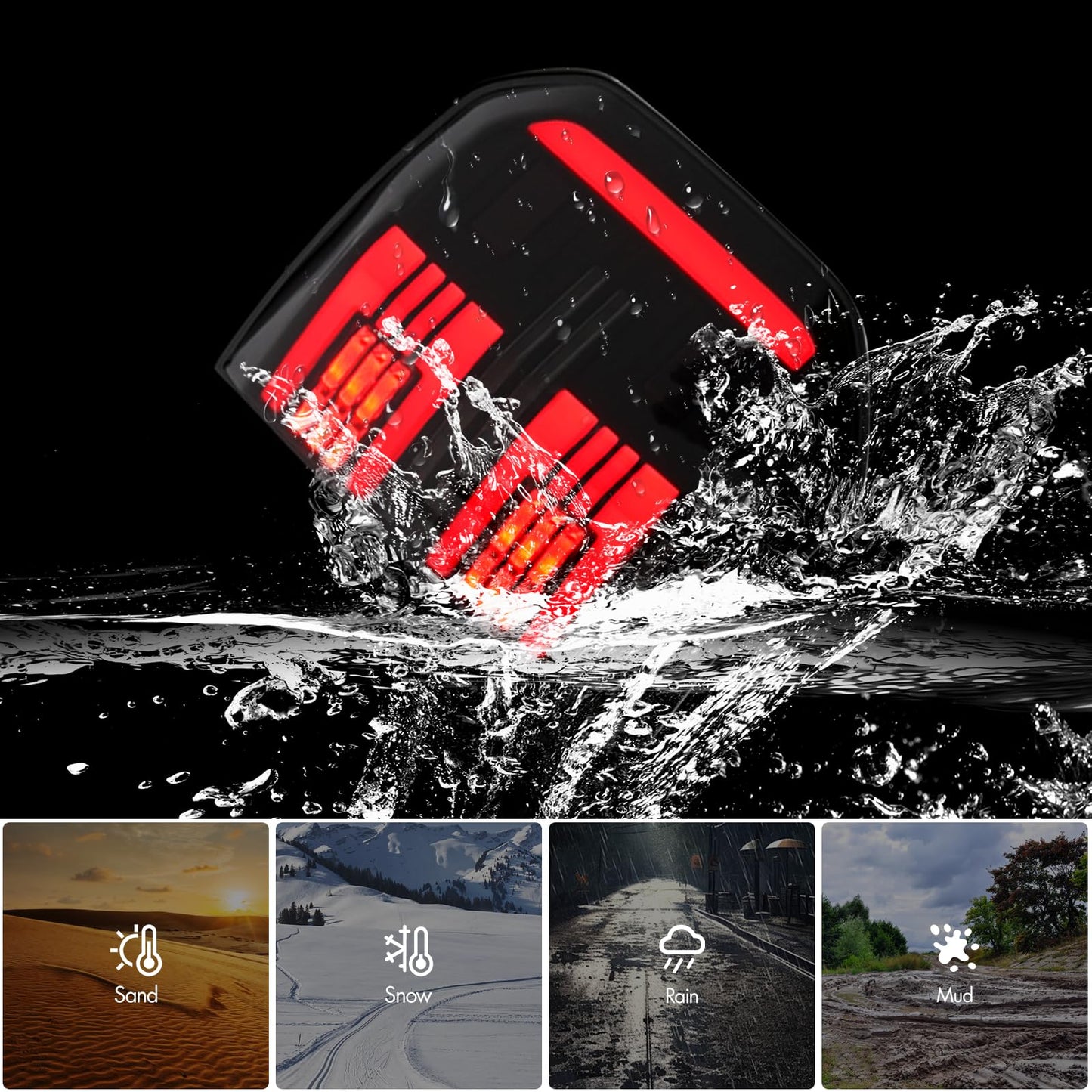 Mabett LED Tail Lights for Ford Maverick 2022-2024 XL XLT