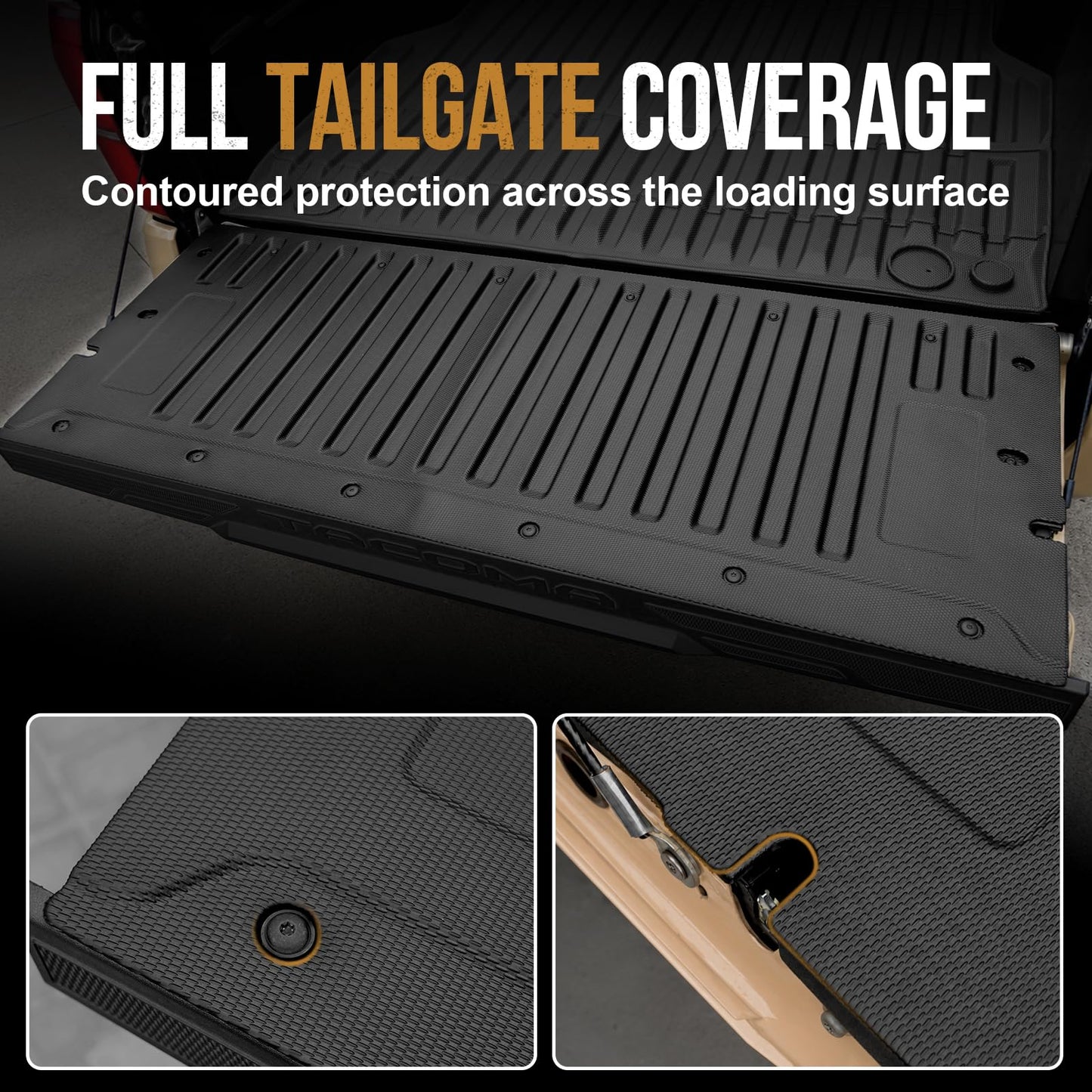 Bed Mat + Tailgate Mat for Toyota Tacoma 2024–2026
