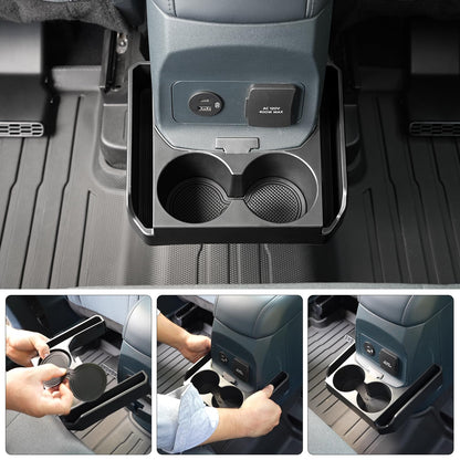 Mabett Removable Rear Dual Cup Holder for Ford Maverick Accessories 2022-2026