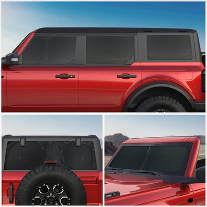 Mabett Full Car Window Sunshade for Ford Bronco 4 Door 2021-2026