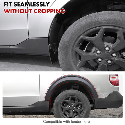 Mabett Rear Wheel Splash Shield Covers for Ford Maverick 2022-2026