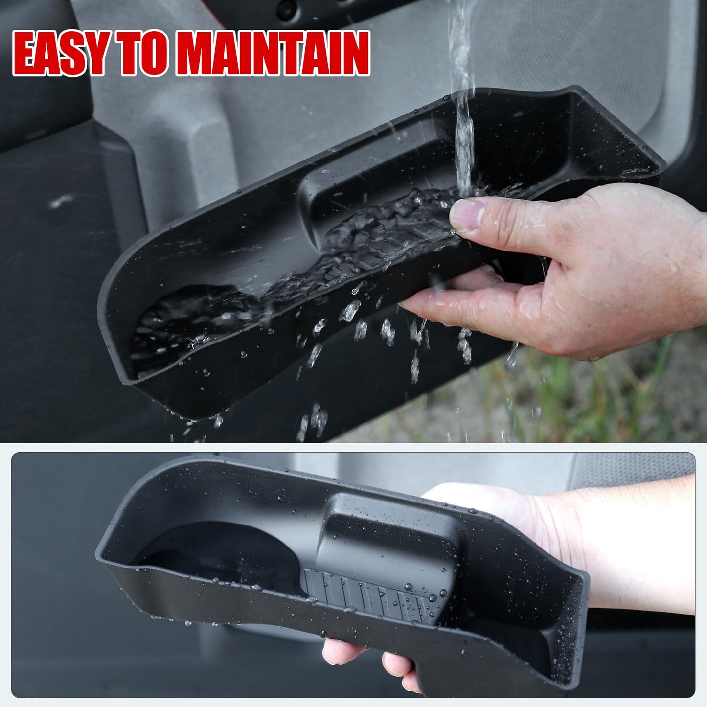 Mabett Door Side Storage Tray for Ford Maverick 2022-2025 Accessories(Not Fit 2026)