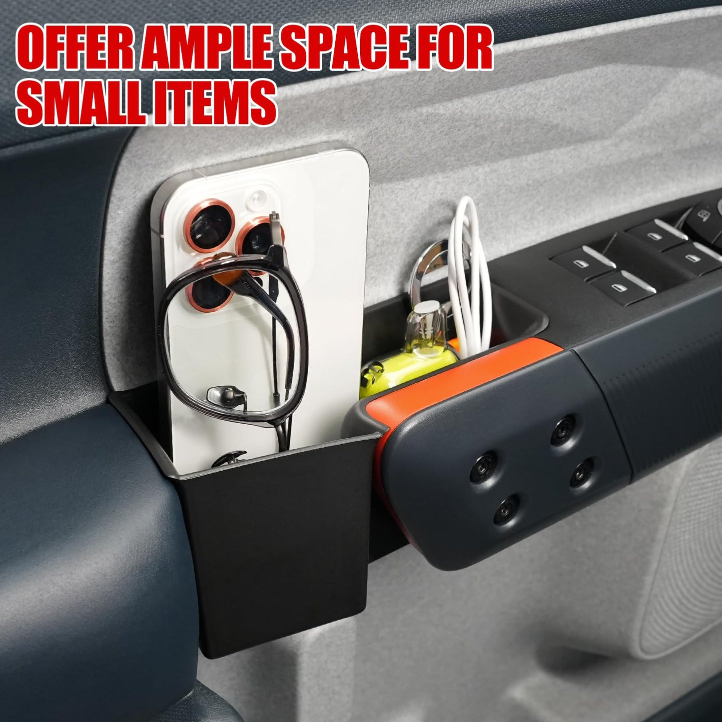 Mabett Door Handle Storage Organizer for Ford Maverick Accessories 2022-2026
