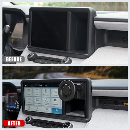 Mabett Magnetic Phone Holder Cubby Insert for Ford Maverick Accessories 2022-2024