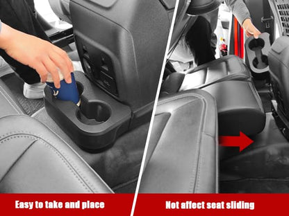 Mabett Upgrade Removable Rear Dual Cup Holder for Ford Bronco 2021 -2024 2/4 Door (Not for 2025)