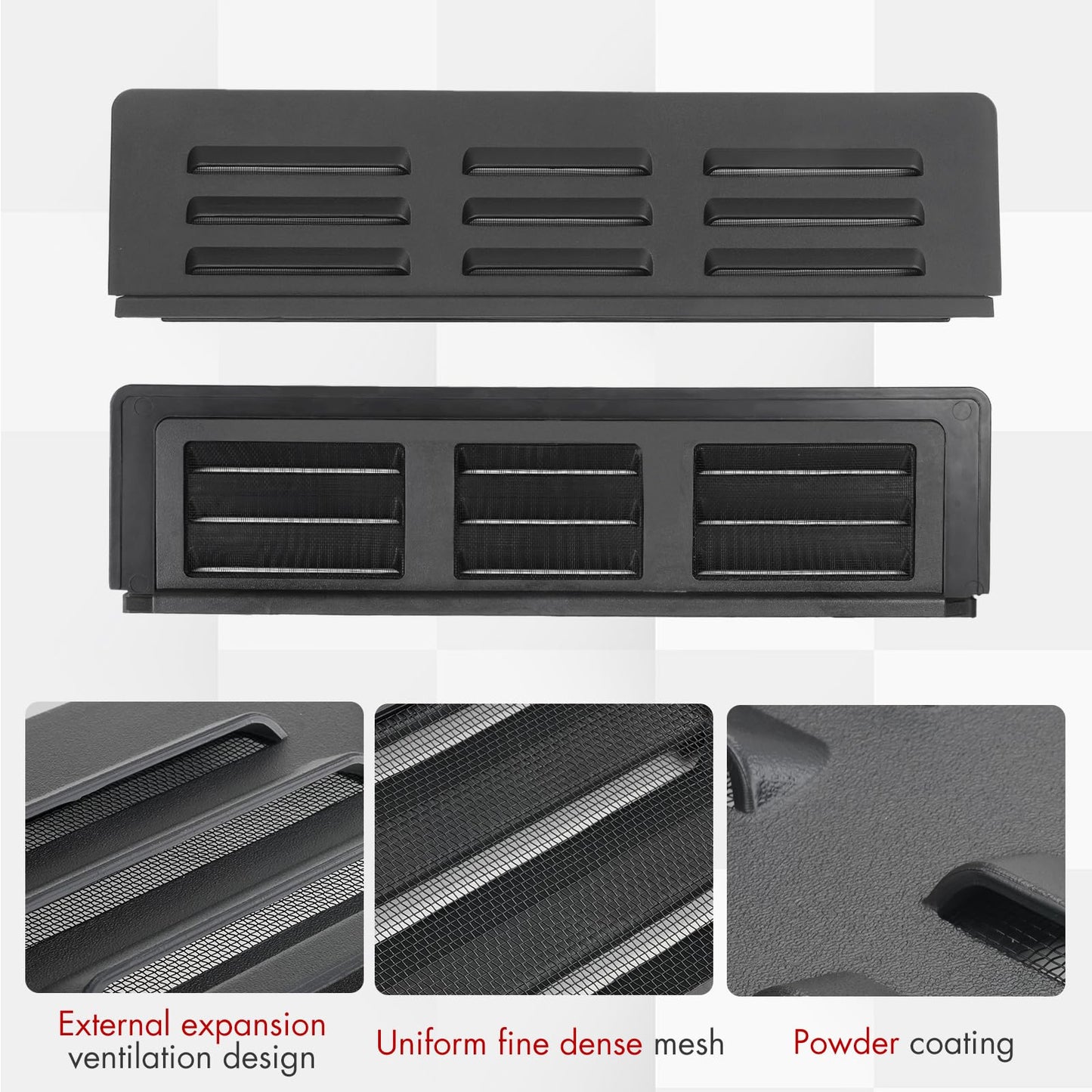 Mabett Rear Window Vents for Ford Maverick Accessories 2022-2026