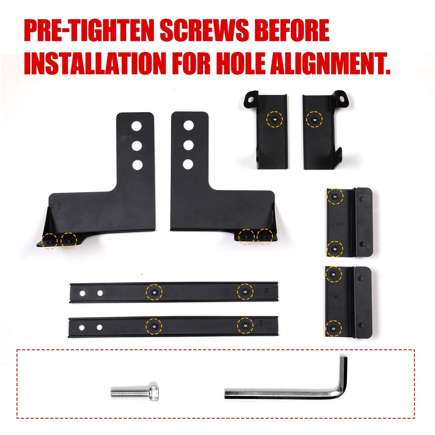 Mabett Mud Flaps for Ford Bronco Accessories 2021-2026 2/4-Door