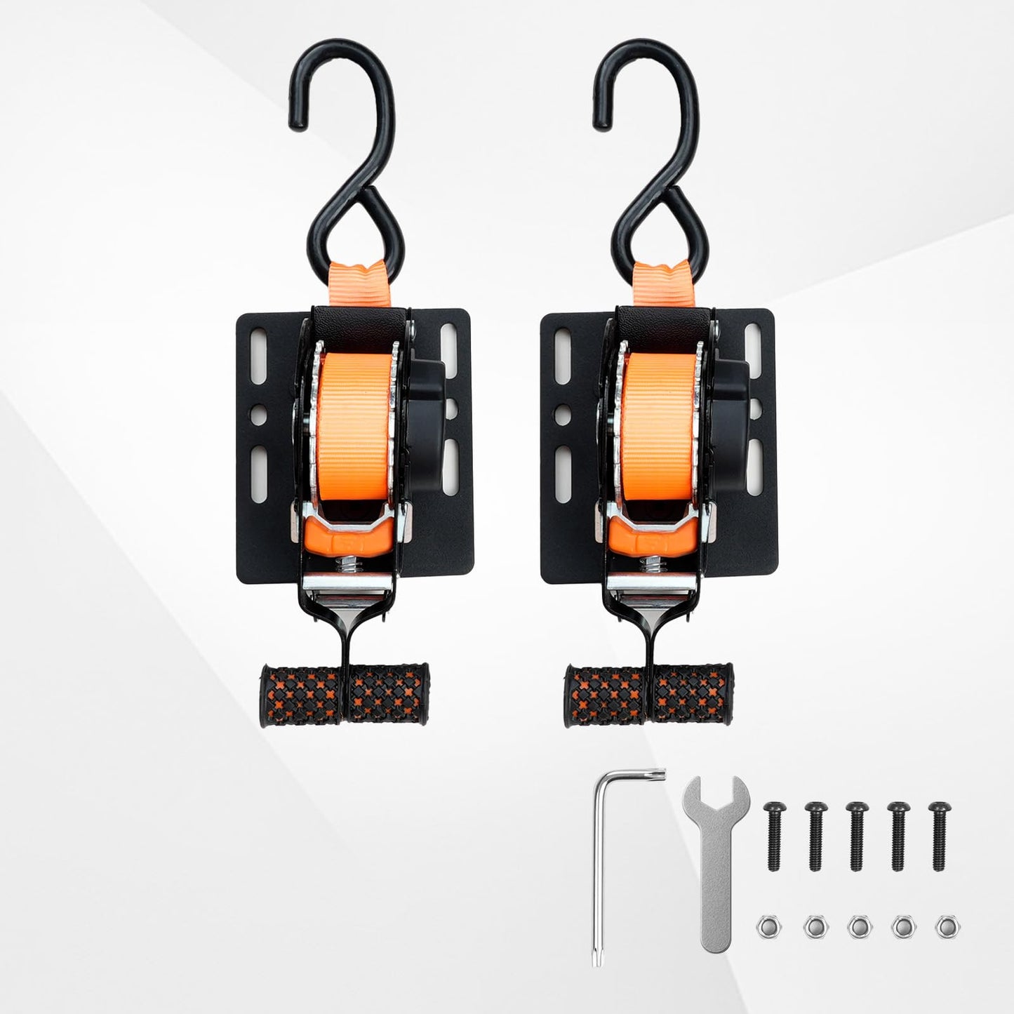 Mabett Retractable Ratchet Straps Compatible with Ford Maverick 2022-2026 (2PCS)
